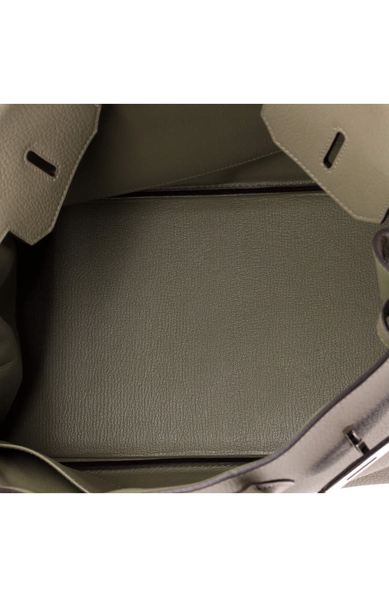 Pre-Owned Hermes Birkin Handbag Green Clemence with Palladium Hardware 35, Alternate, color, Sauge