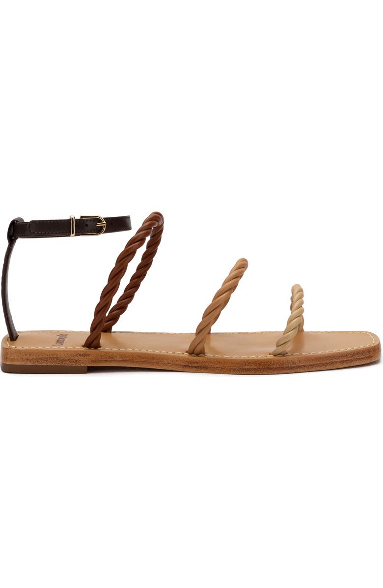 Larroudé Santorini Twist Strap Sandal, Alternate, color,