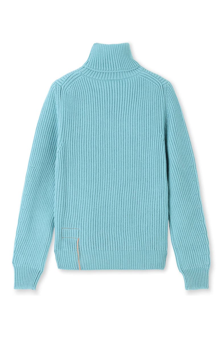 Fortela Leona High Neck Wool Sweater, Alternate, color, Pale Yellow