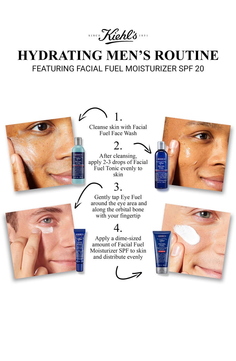 Kiehl's Since 1851 Facial Fuel Daily Energizing Moisture Treatment for Men SPF 20, Alternate, color, 