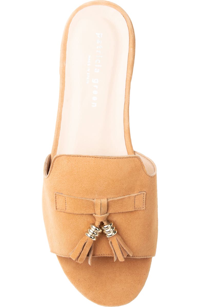 patricia green Capri Tassel Flat Slide Sandal, Alternate, color,