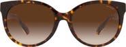 COACH 55mm Gradient Round Sunglasses