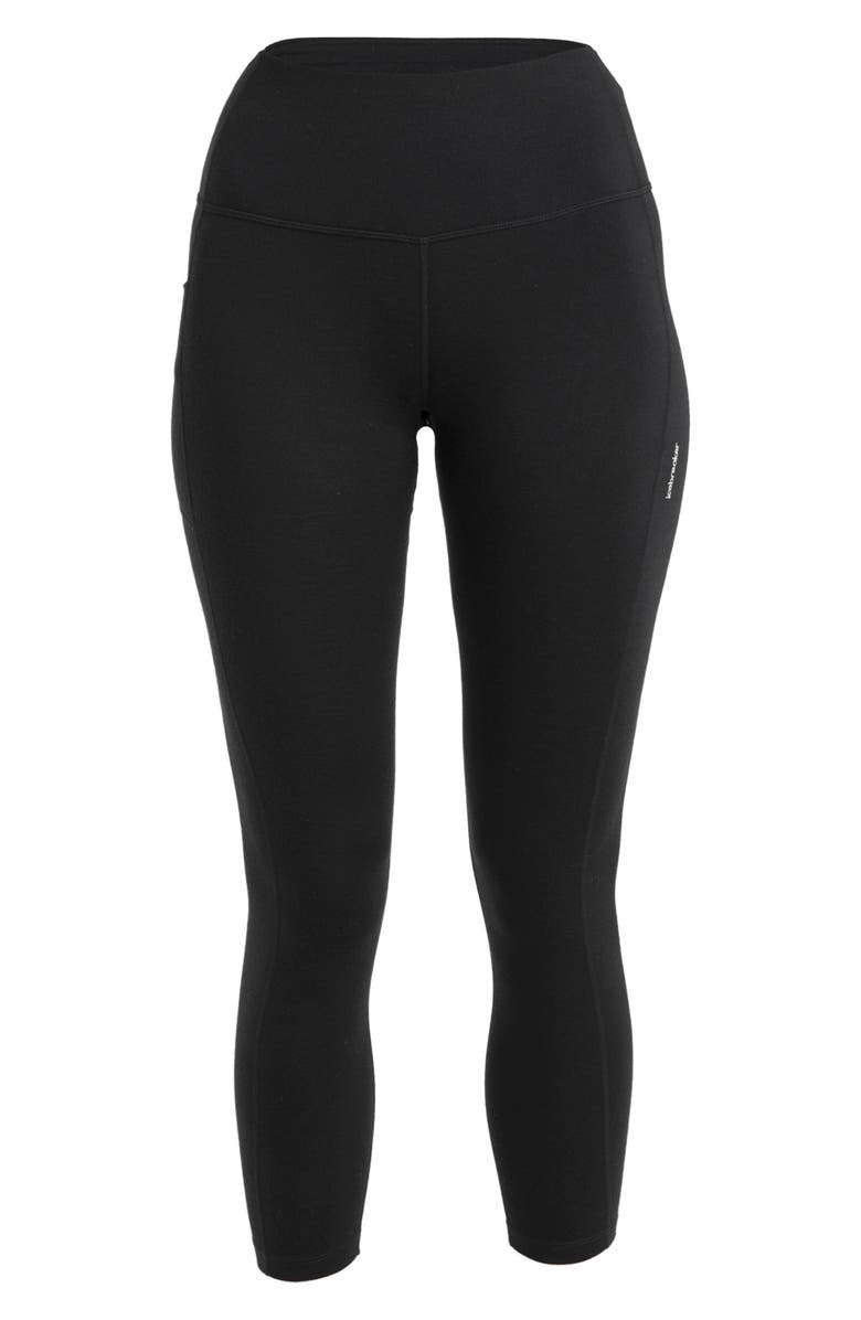 Icebreaker Merino Wool 260 Fastray II Leggings, Alternate, color, Black