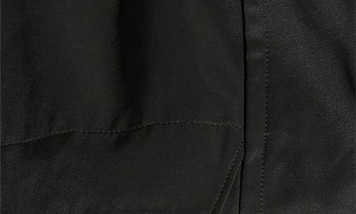 London Fog Belted Cotton Blend Coat In Black