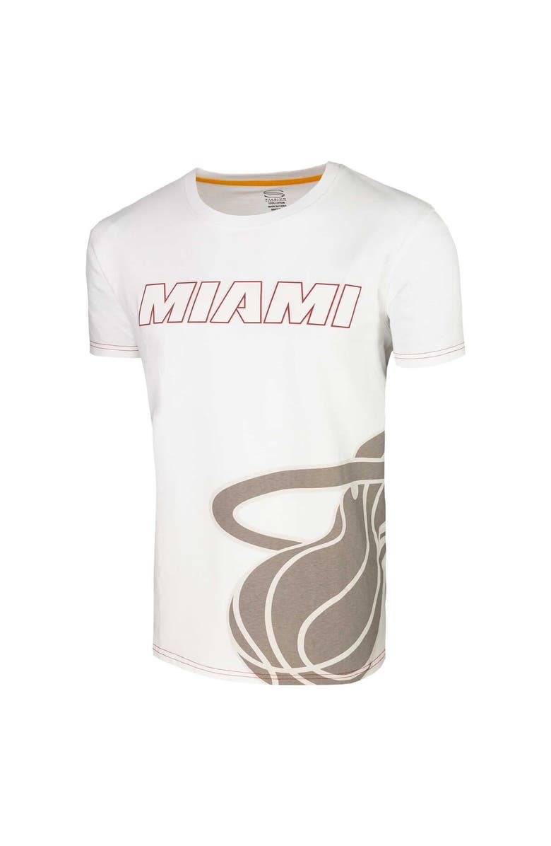 Stadium Essentials Unisex Stadium Essentials White Miami Heat Scoreboard T-Shirt, Alternate, color, White