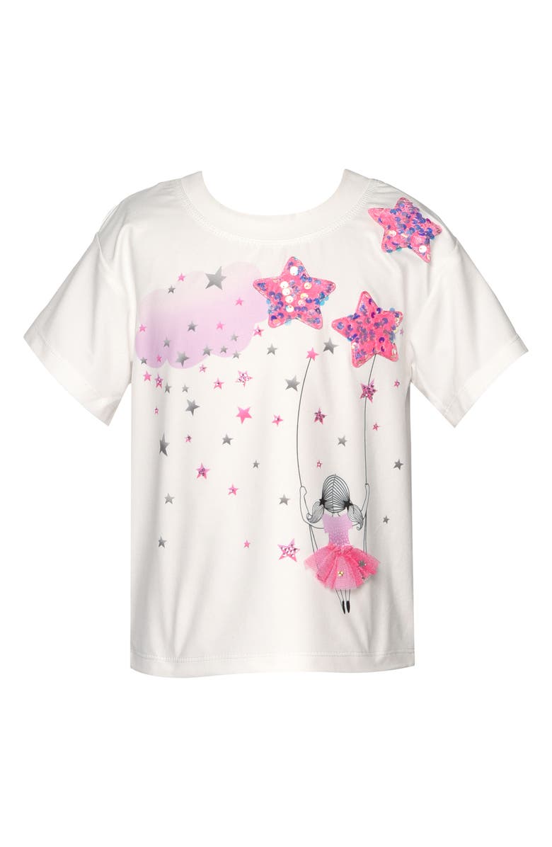 Baby Sara Kids' Ballerina Graphic T-Shirt, Main, color,