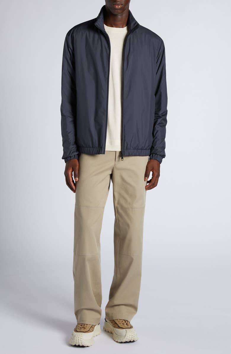 Moncler Berre Wind Resistant Down Jacket, Alternate, color, Night Sky