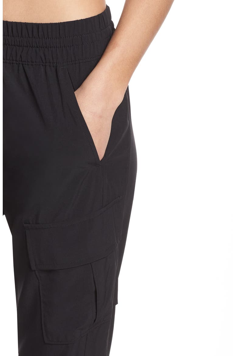 Urban Cargo Jogger Pants, Alternate, color, BLACK