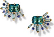 Nadri Stellar Halo Stud Earrings