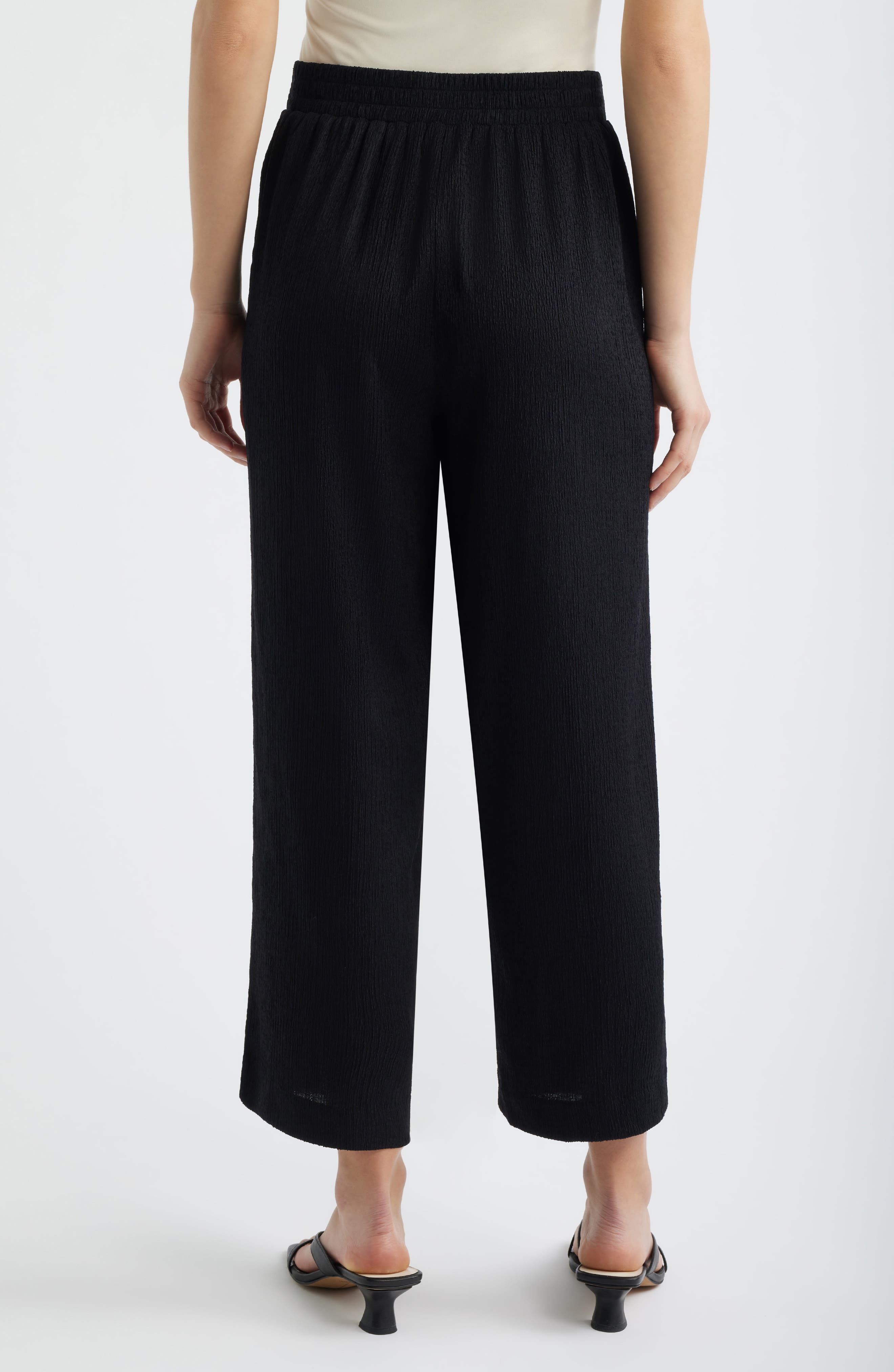 Crinkle Ankle Wide Leg Pants - image 2