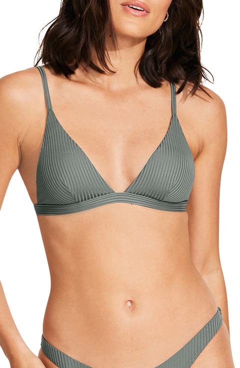 Moss Rib Bikini Top