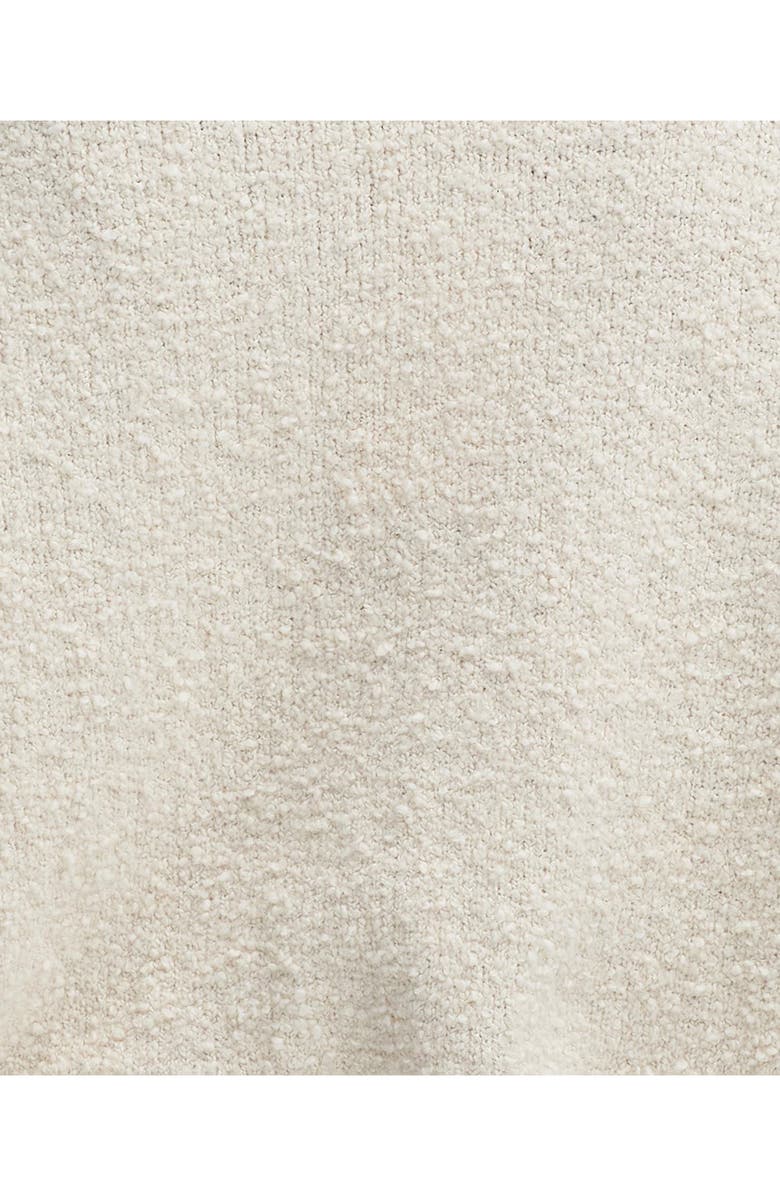 Barbour Iris Cotton Blend Bouclé Sweater, Alternate, color, Ecru Beige