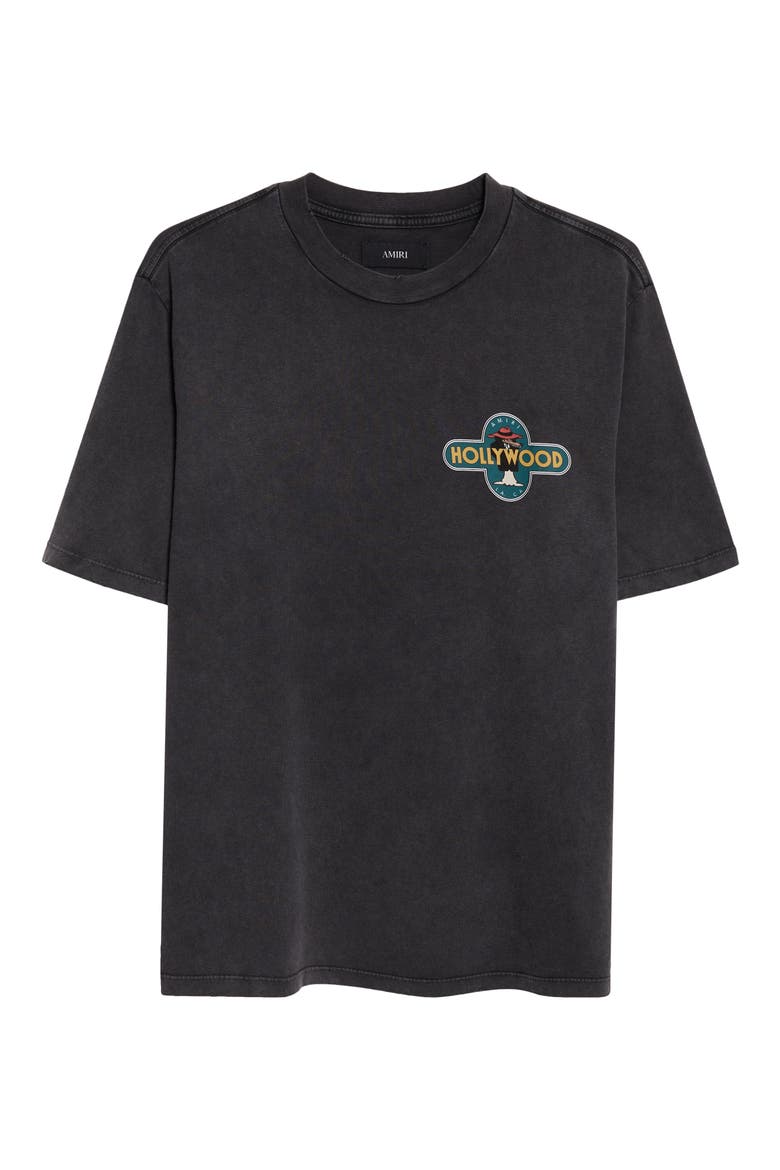 Hollywood Wolf Graphic T-Shirt, Alternate, color, BLACK
