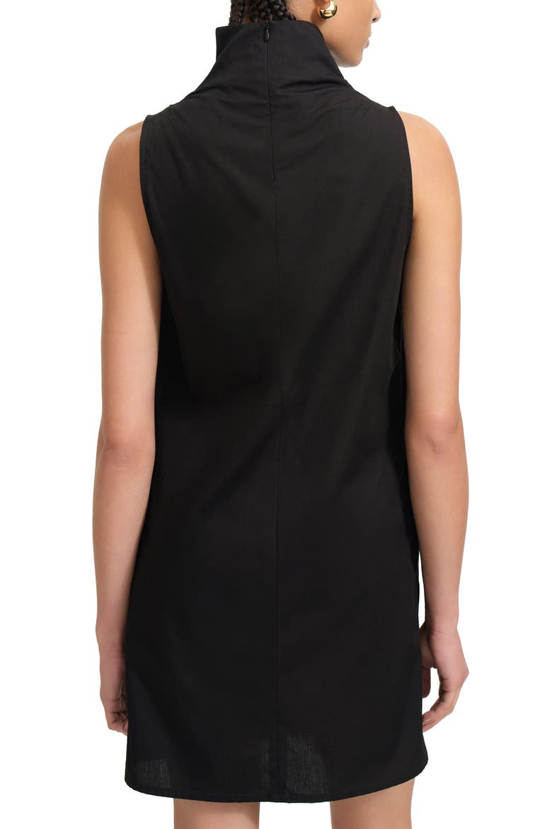 Minna Poplin Shift Dress, Alternate, color, BLACK