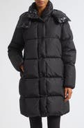Moncler Litte Long Water Repellent Quilted Down Coat