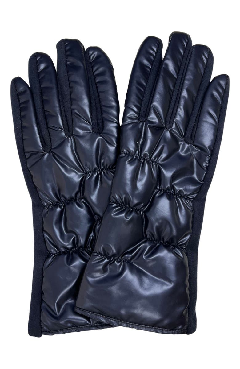 MARCUS ADLER Puffer Gloves, Main, color, Navy