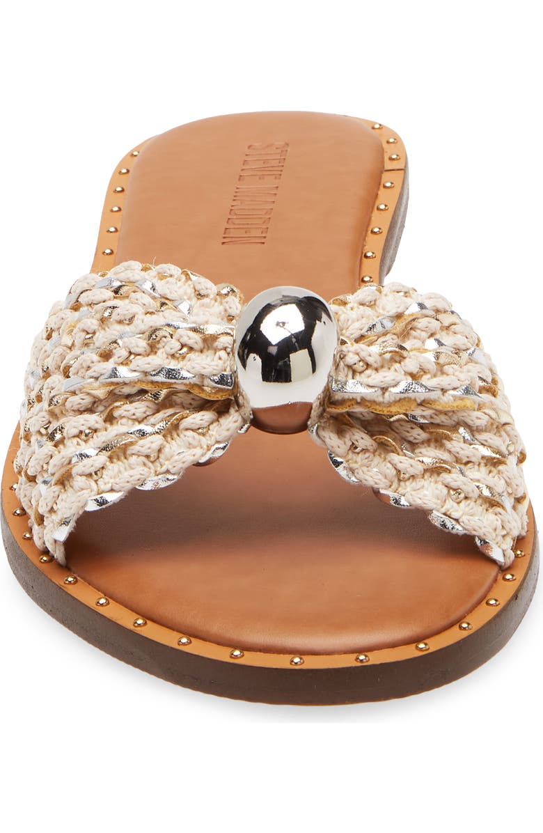 Steve Madden Dipsy Slide Sandal, Alternate, color, Metal Multi