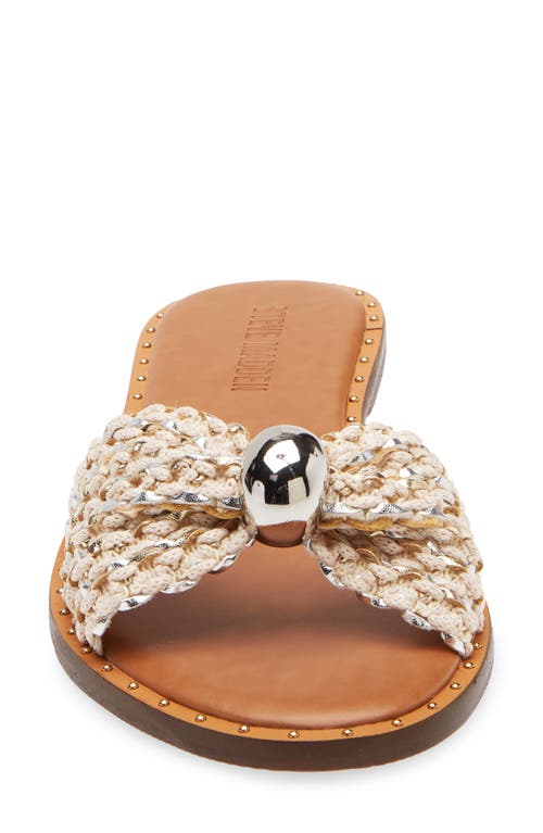 Steve Madden Dipsy Slide Sandal In Neutral