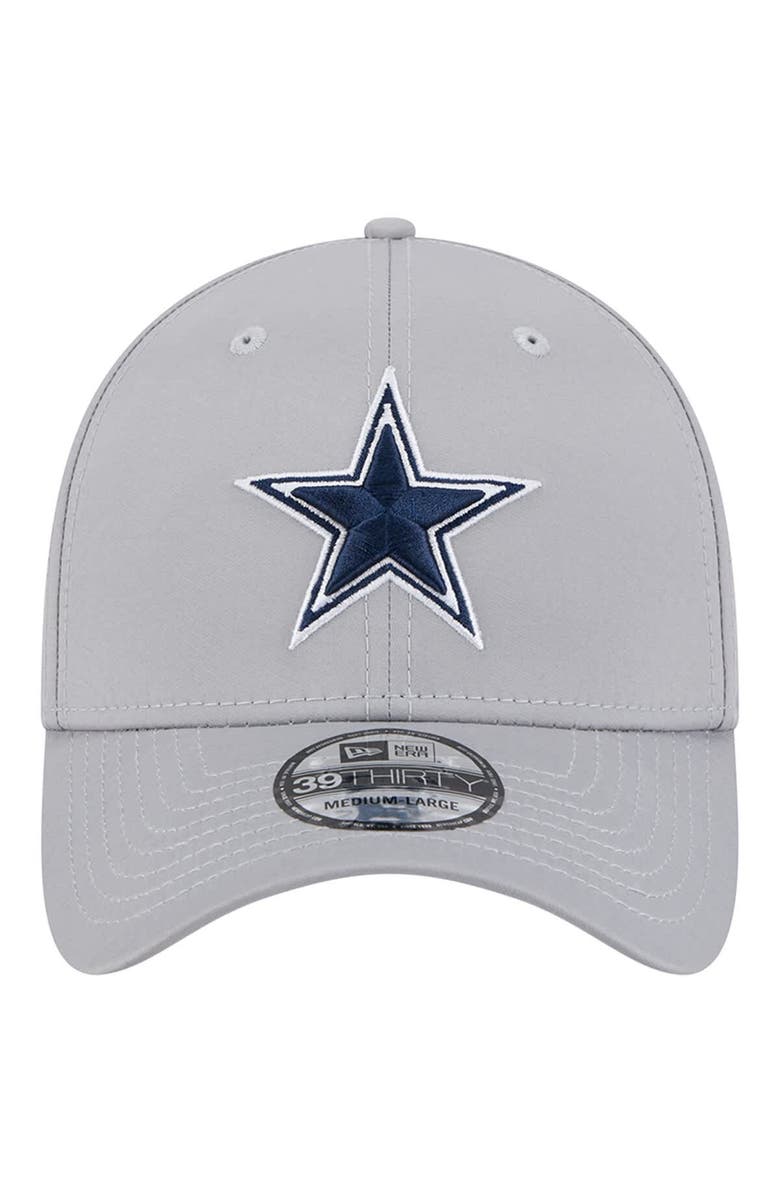 New Era Men's New Era Gray Dallas Cowboys Active 39THIRTY Flex Hat, Alternate, color, 