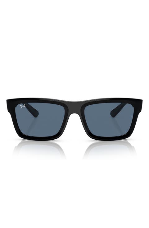 Warren 57mm Rectangular Sunglasses
