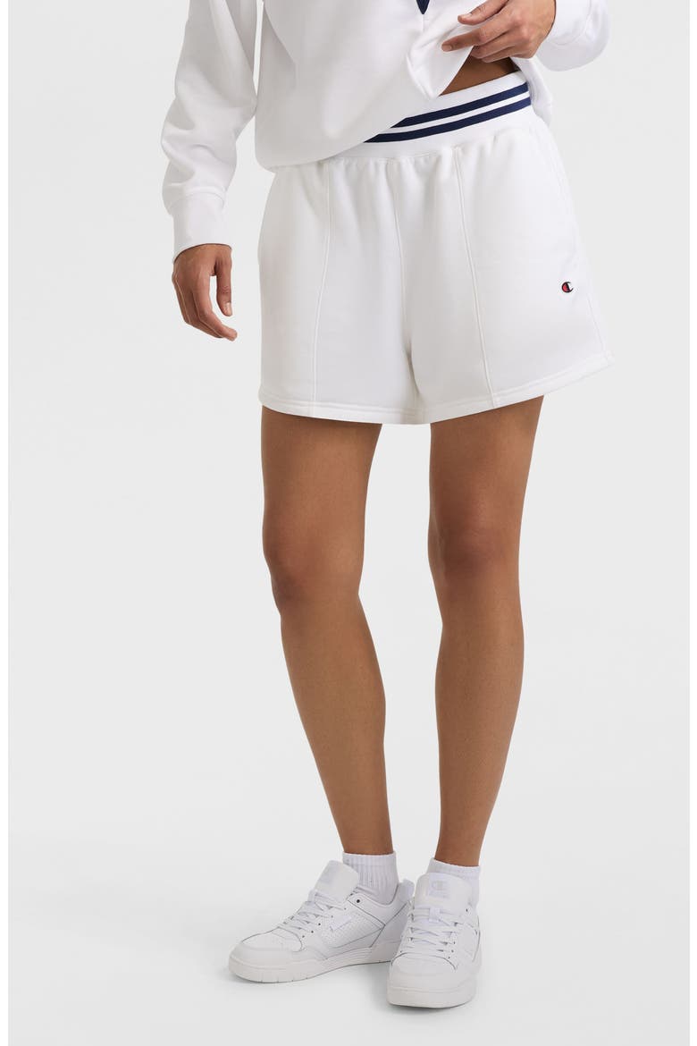 Yearbook Shorts, Main, color, WHITE