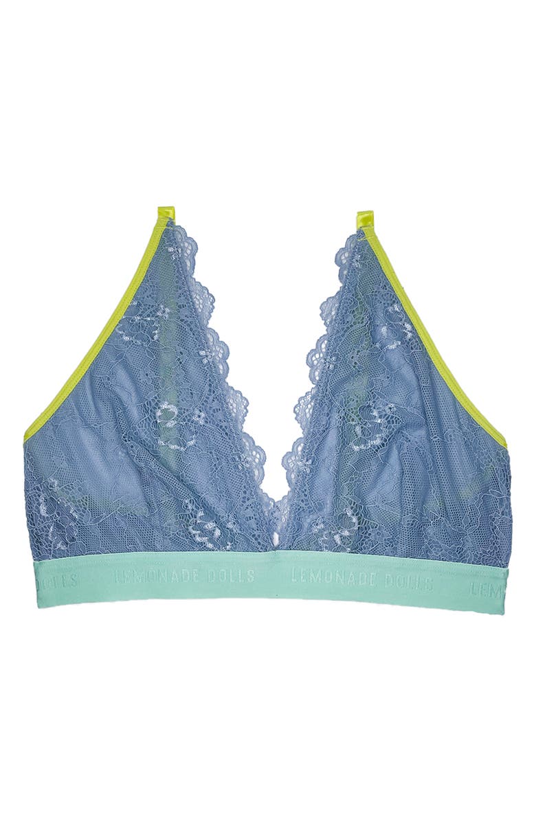 Lemonade Dolls The Trilogy Colorblock Lace Bralette, Main, color, 