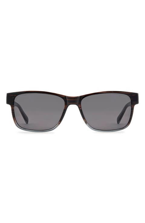 58mm Rectangular Sunglasses