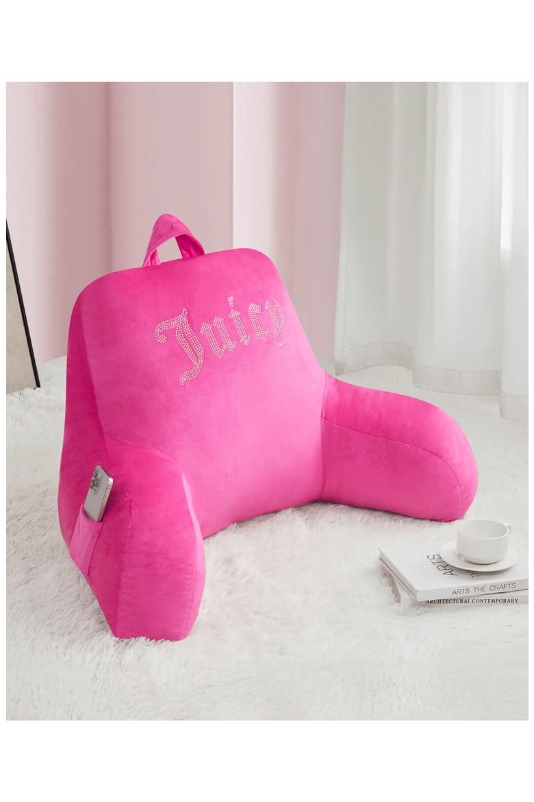 Backrest Pillow, Alternate, color, HOT PINK