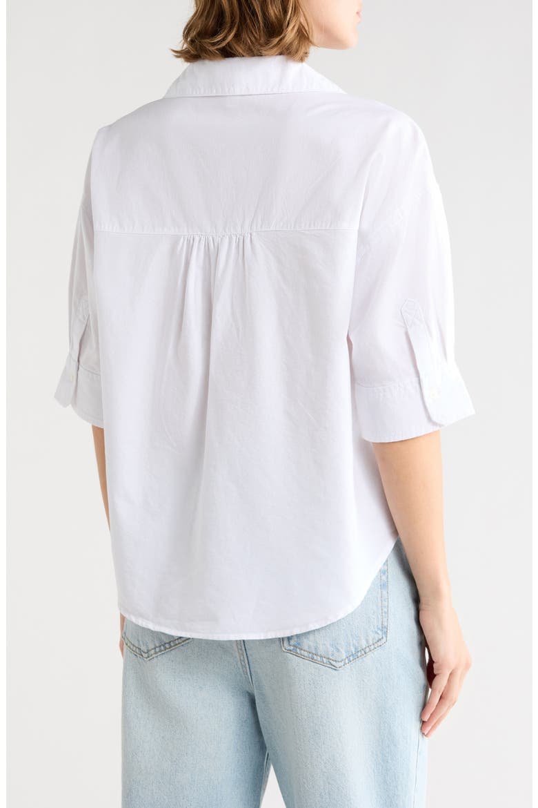 Oxford Collegiate Short Sleeve Shirt, Alternate, color, CLASSICAL WHITE