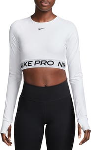 Nike Pro 365 Dri-FIT Long Sleeve Crop Top