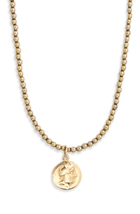 Tite Coin Pendant Necklace