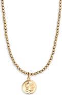 House of Olia Tite Coin Pendant Necklace