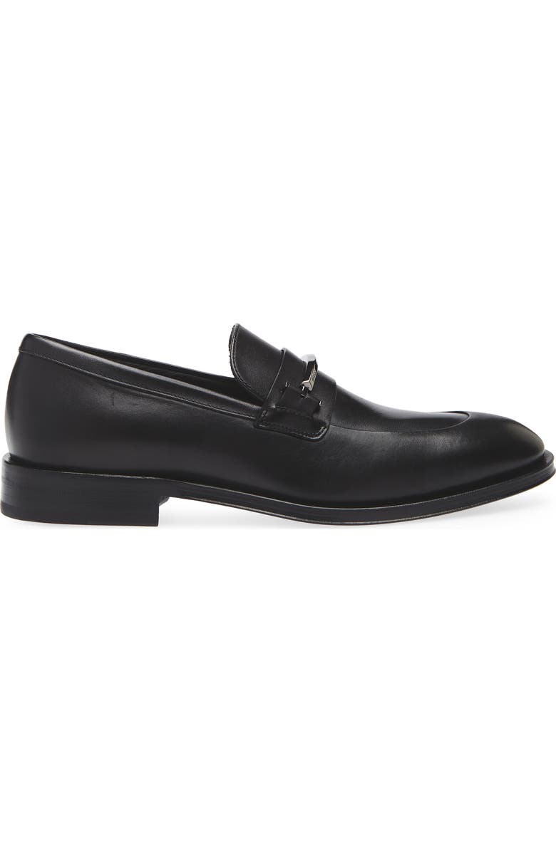 BOSS Derrek Leather Loafer, Alternate, color, Blk