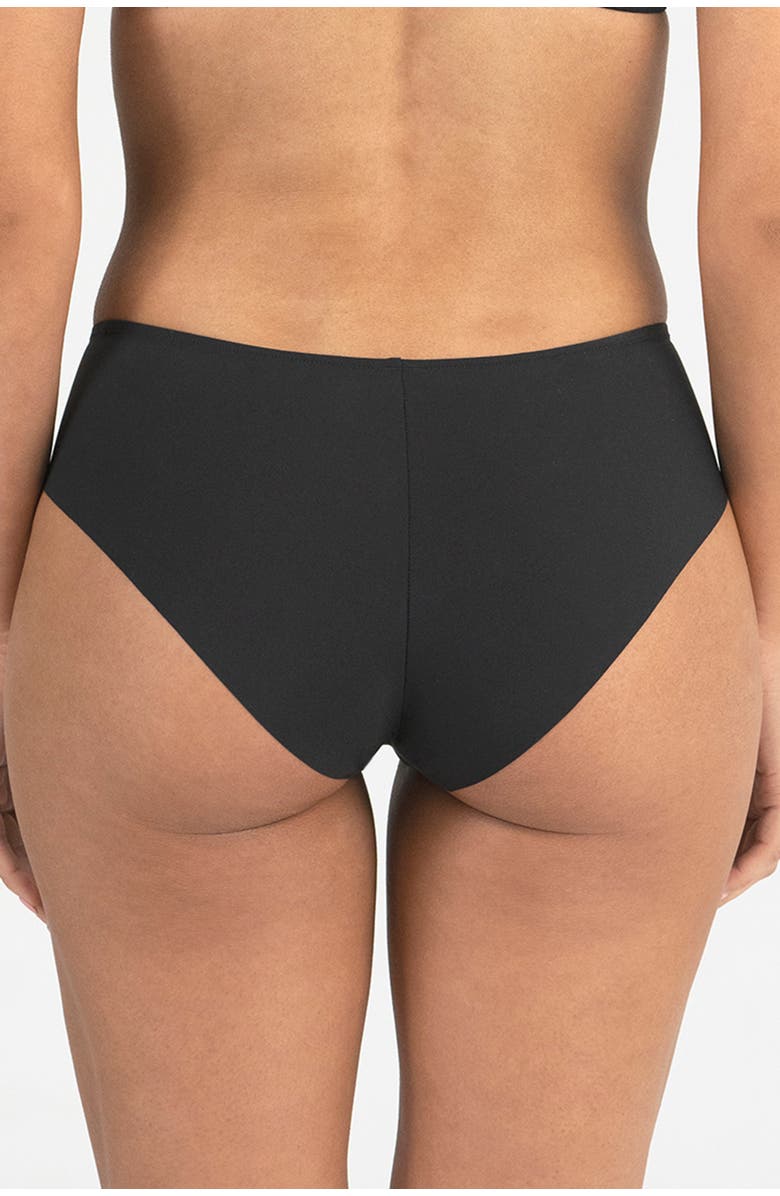 Dominique Intimates Bianca Laser Cut Bonded Brief, Alternate, color, Black