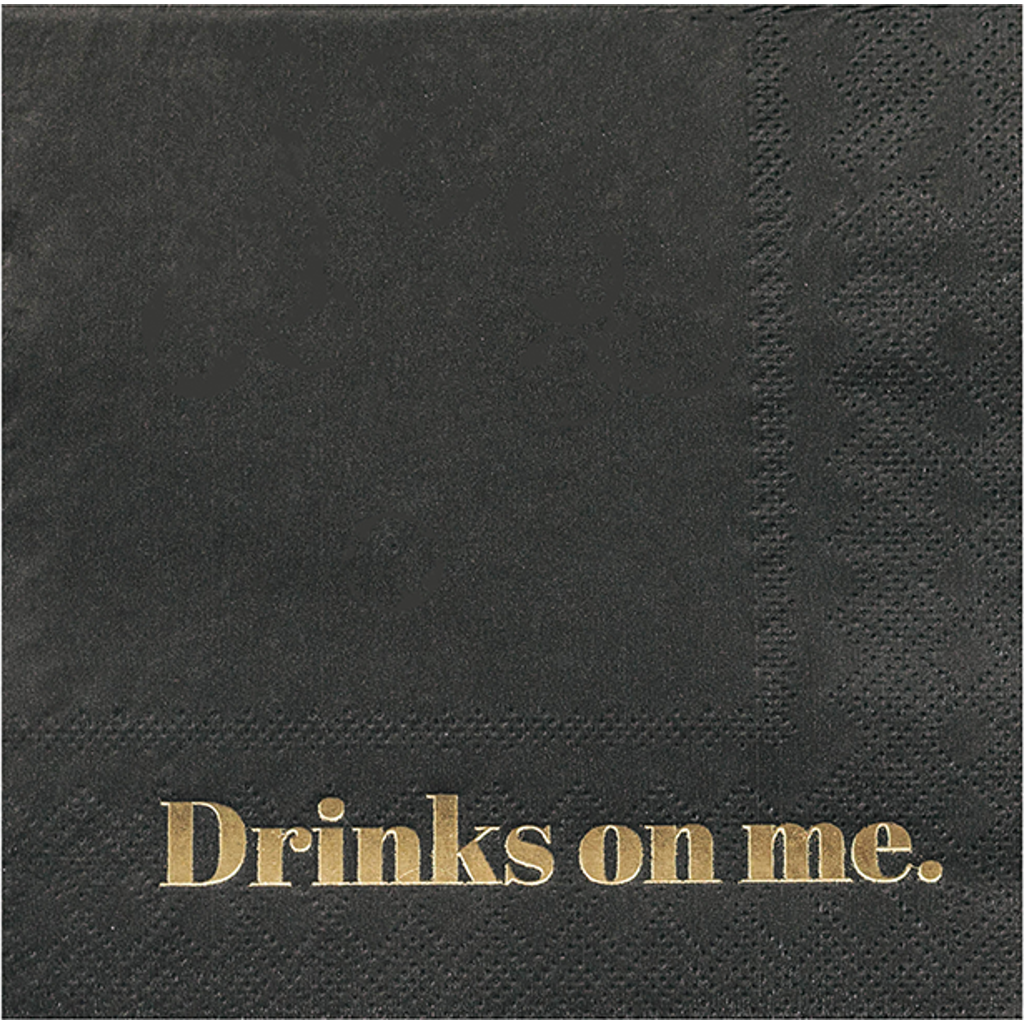 Jollity & Co Cocktail Themed Cocktail Napkins In Drinks On Me