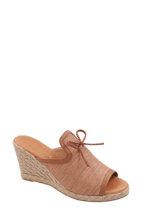Nilla Wedge Sandal | White