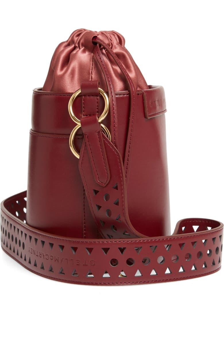 Stella McCartney Small Faux Leather Bucket Bag, Alternate, color,