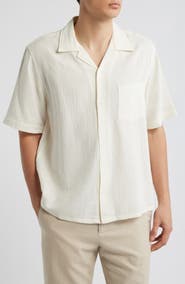 Corridor Double Cloth Short Sleeve Button-Up Shirt