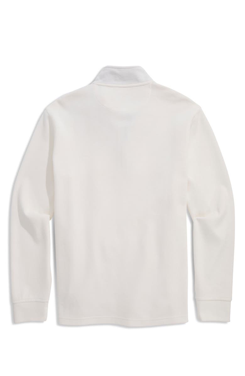 vineyard vines Saltwater Stripe Quarter Zip Pullover, Alternate, color, Americana Marsh