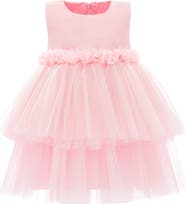 Mimi Tutu Amarielle Floral Waist Tulle Dress