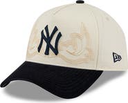 New Era Men's New Era Stone New York Yankees Western Stitch 9FORTY A-Frame Adjustable Hat