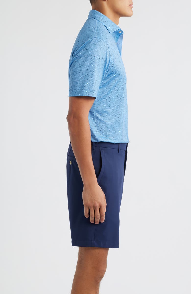 Peter Millar Costanzo Geo Performance Jersey Polo, Alternate, color, Evening Tide