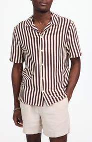 Madewell The Textured Knit Camp Shirt