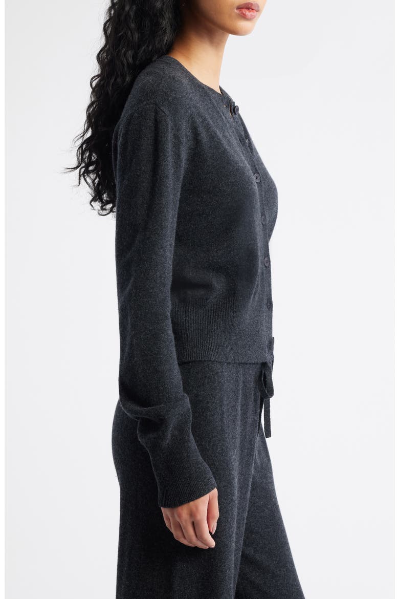 Tove Wool & Cashmere Cardigan, Alternate, color, CHARCOAL