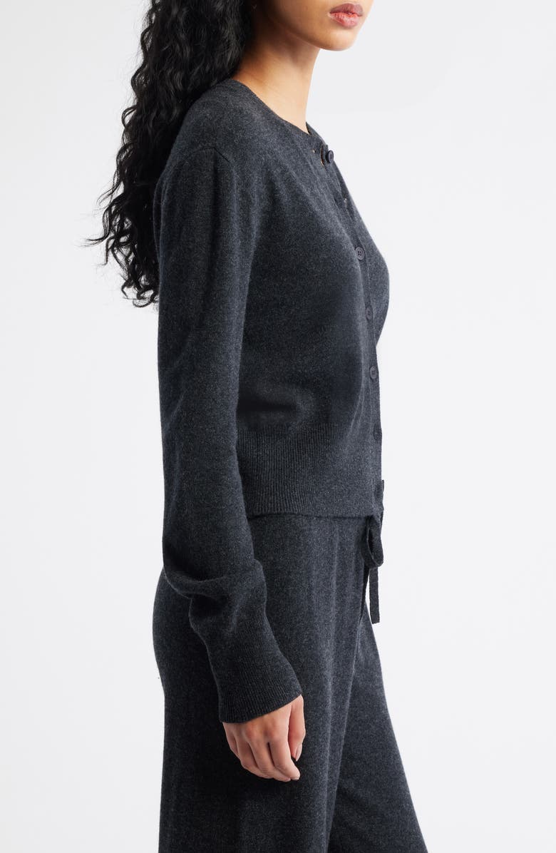 ARTLESS FOREVER Tove Wool & Cashmere Cardigan, Alternate, color, Charcoal