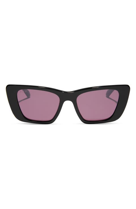 Aura 51mm Polarized Cat Eye Sunglasses