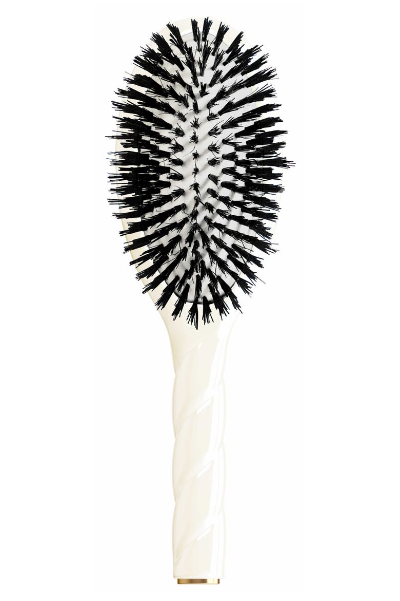 N.01 The Large Shine & Care Hairbrush, Main, color, CREAMY WHITE
