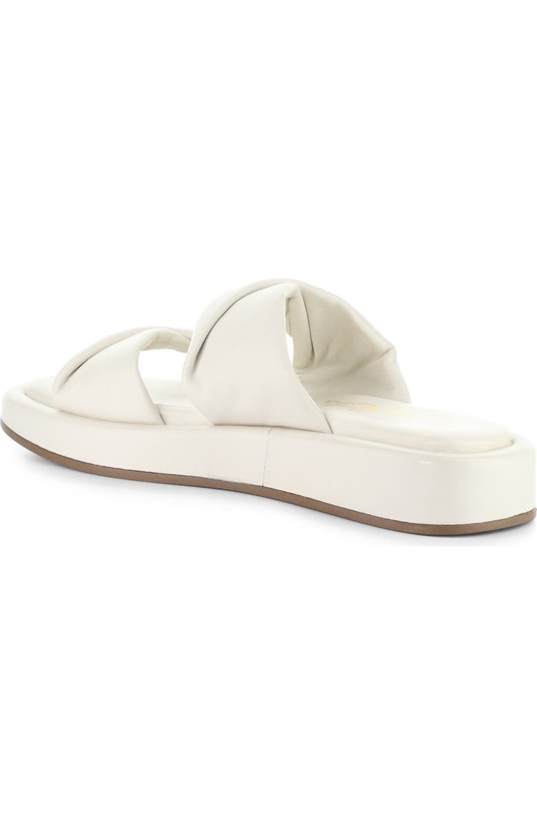 Bos. & Co. Bayla Platform Wedge Slide Sandal, Alternate, color, White