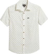 Brixton Charter Print Short Sleeve Button-Up Shirt