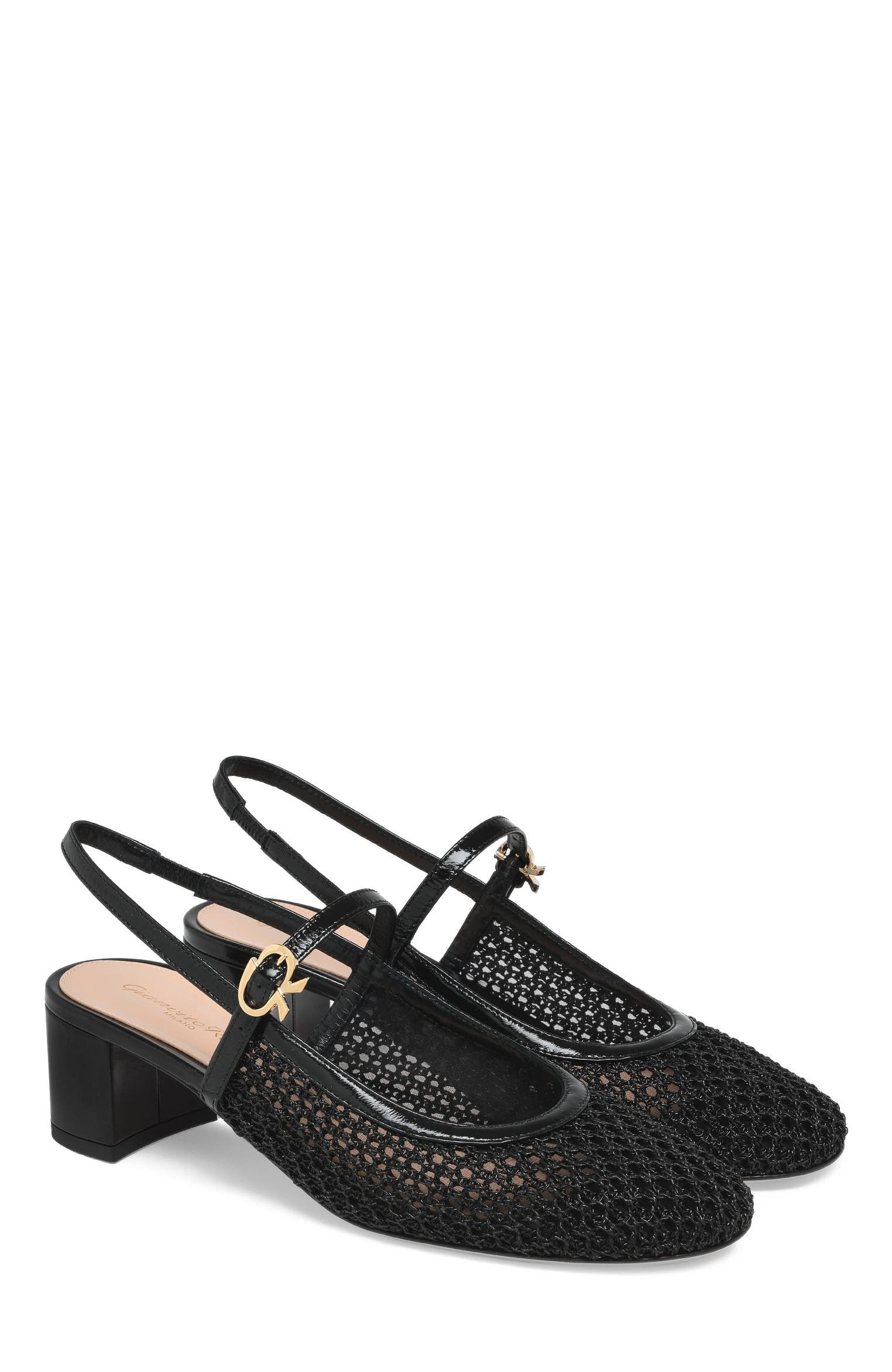 Francoise Pump, Alternate, color, Black Fabric and Nappa